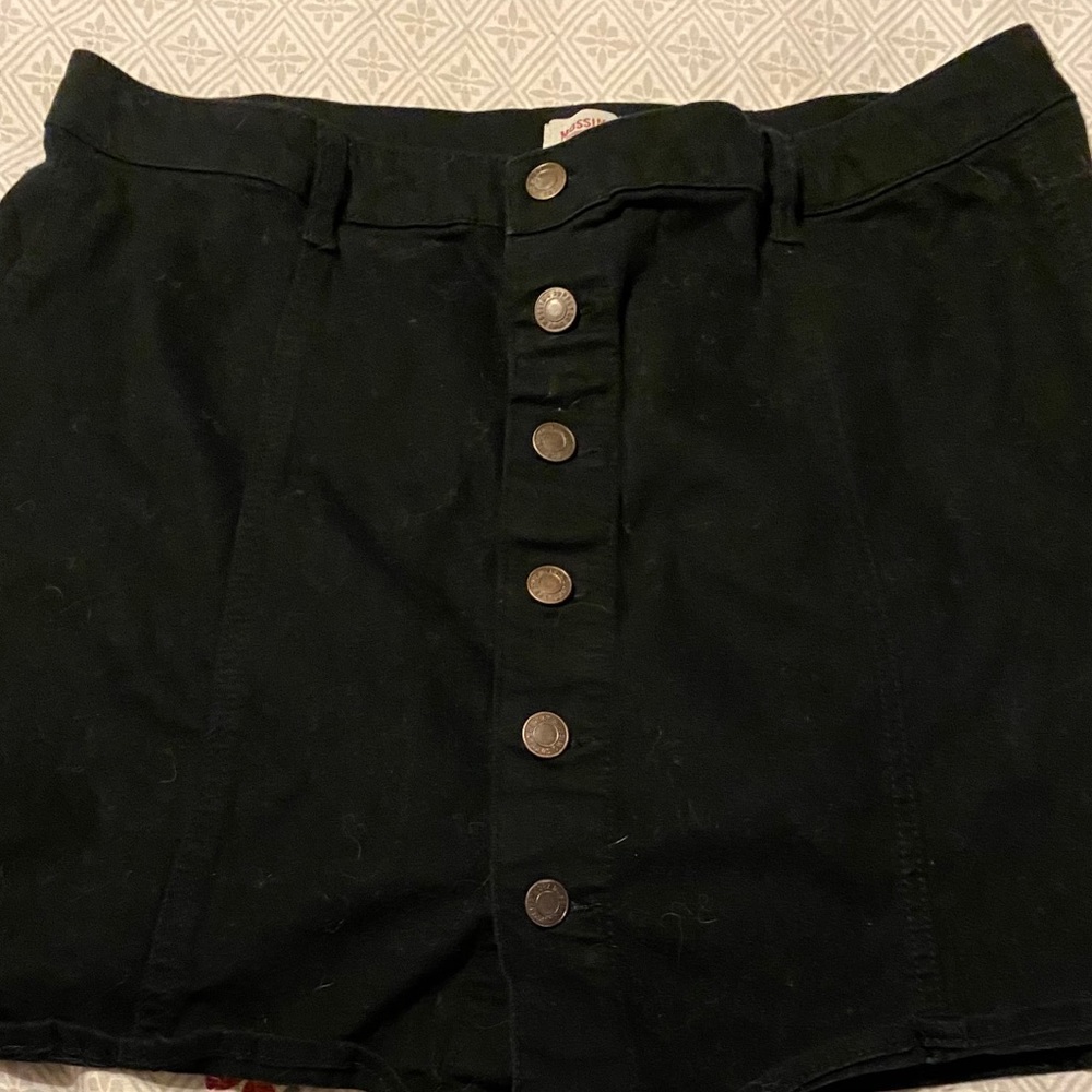 Mossimo Jr Black Skirt Jr Sz 16